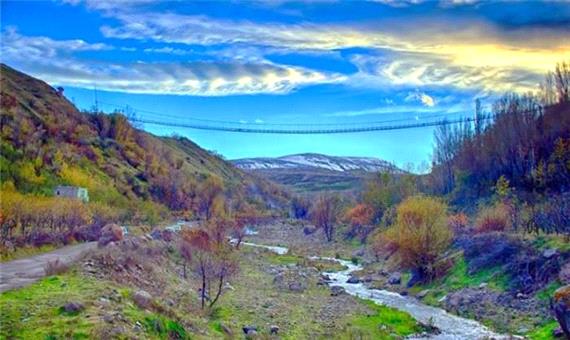 پل معلق مشگین شهر اردبیل