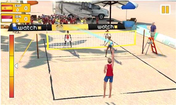 بازی Beach Volleyball 3D؛ والیبال روی موبایل