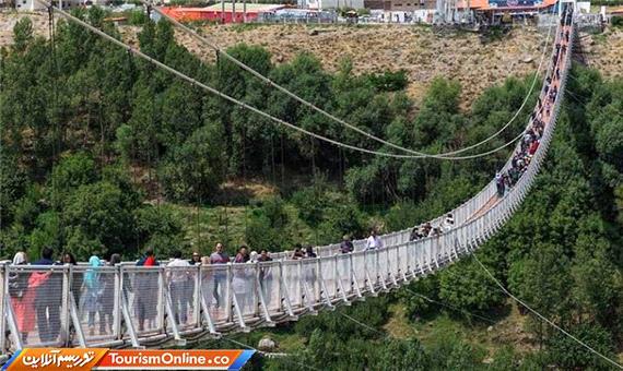 ساخت طولانی‌ترین پل معلق جهان به طول 496 متر در خلخال
