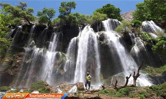 آبشار زردلیمه در شهر ناشناخته‌های ایران!/تصاویر