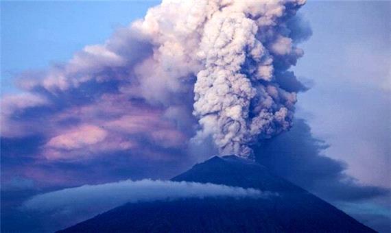 فعال شدن آتشفشان اندونزی در جاوا