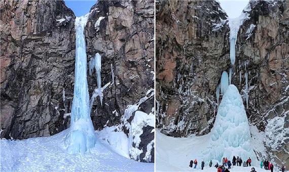 گردشگرانی که در زیر آوار کوه یخ آبشار دفن شدند!