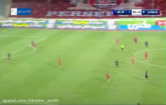 خلاصه بازی پرسپولیس و گل گهر