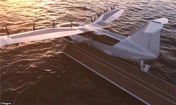 قایق-هواپیمای تمام الکتریکی seaglider برای مسیرهای ساحلی و سبک پرواز منحصربفرد