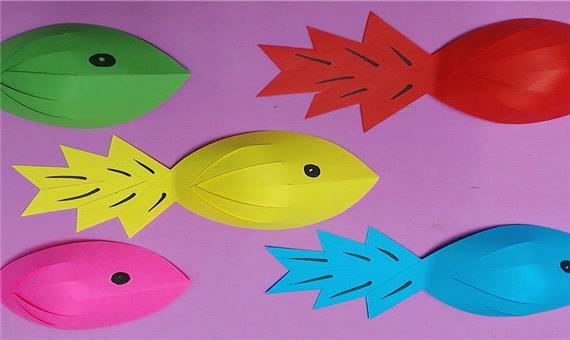 کاردستی ماهی برای سرگرمی بچه ها در تابستان