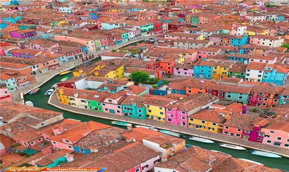 بورانو دهکده رنگارنگ در ایتالیا