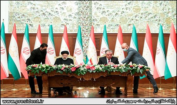 امضای 8 سند همکاری در بخش‌های مختلف میان ایران و تاجیکستان