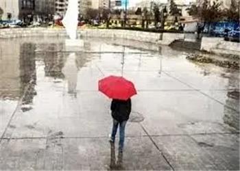 پیش بینی رگبار باران، رعد و برق و خیزش گردوخاک