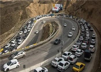 ترافیک سنگین در محورهای شمالی و ورودی های تهران