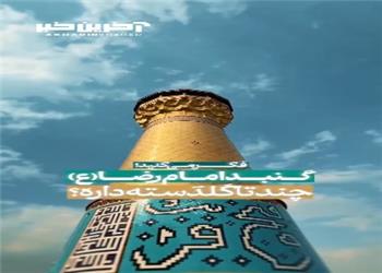 خطای دید جالب در حرم امام رضا(ع)