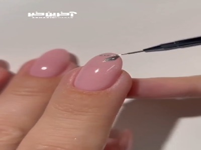 دیزاین دخترانه ناخن!