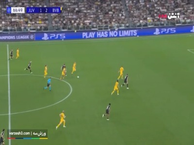 گل دوم یوونتوس به دورتموند توسط ولاهوویچ