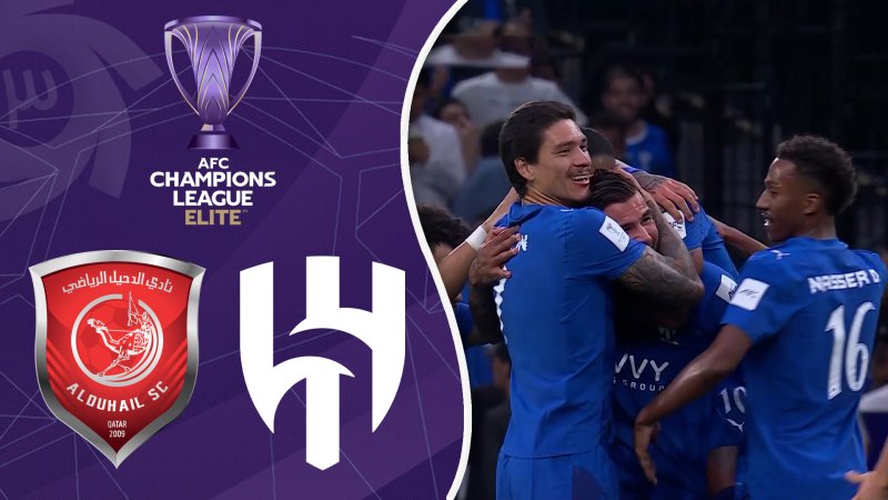 خلاصه بازی الهلال ۲ - الدحیل ۱