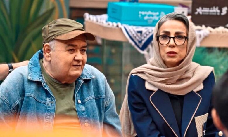 چهره ها/ اکبر عبدی و همسرش در کنار فریبا کوثری در خانه سینما