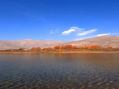 دریاچه زیبا و چشم گیر اوان در الموت