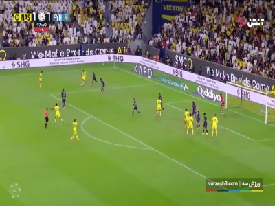 دبل رونالدو برای النصر مقابل الفیحا