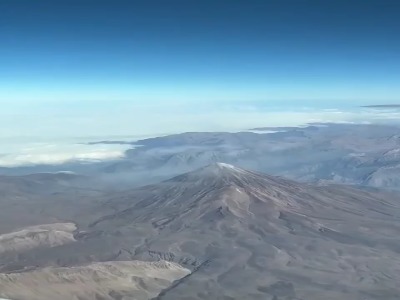 وسط پاییز و دماوند بدون برف!