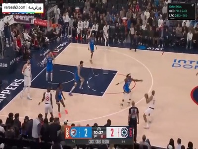 خلاصه بسکتبال لس آنجلس کلیپرز - اوکلاهاما سیتی تاندر