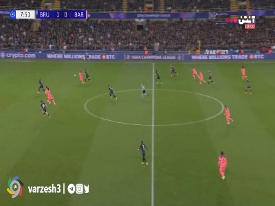 خیلی سریع جبران کردند؛ گل اول بارسلونا توسط فران تورس در دقیقه ۸