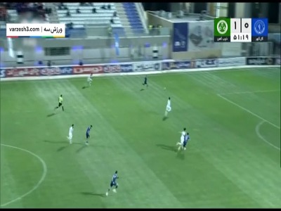 سوپرگل تیکدری؛ گل اول گل گهر به ذوب آهن