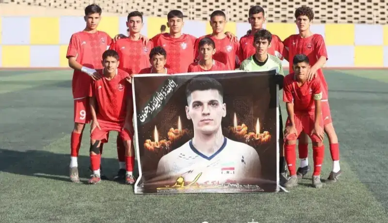 تیم پرسپولیس به یاد صابر کاظمی