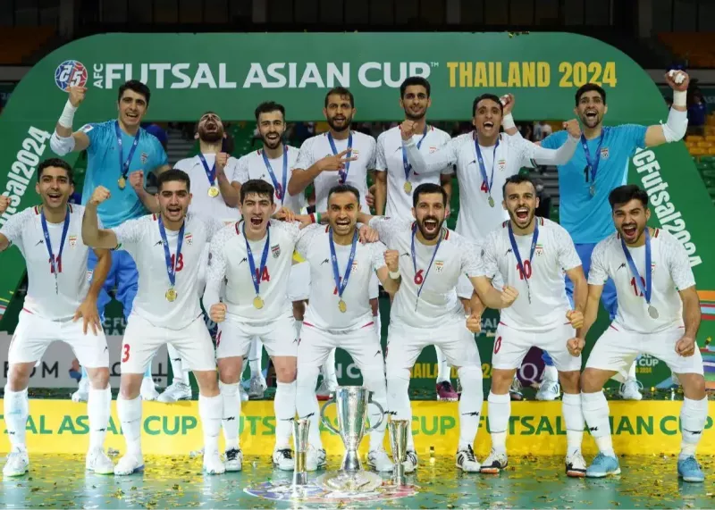 مسیر تیم ملی فوتسال برای دفاع از عنوان قهرمانی آسیا
