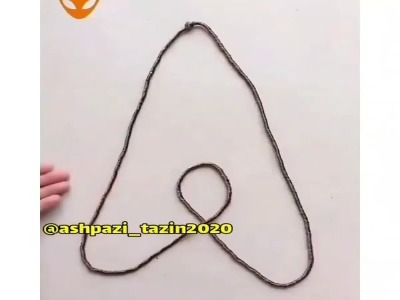 آموزش ساخت آویز گلدان