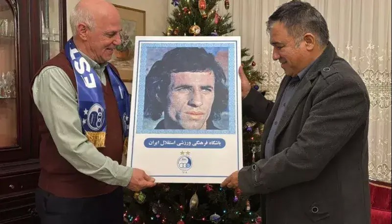 ‏ملاقات تاجرنیا با ستاره دهه پنجاه استقلال!