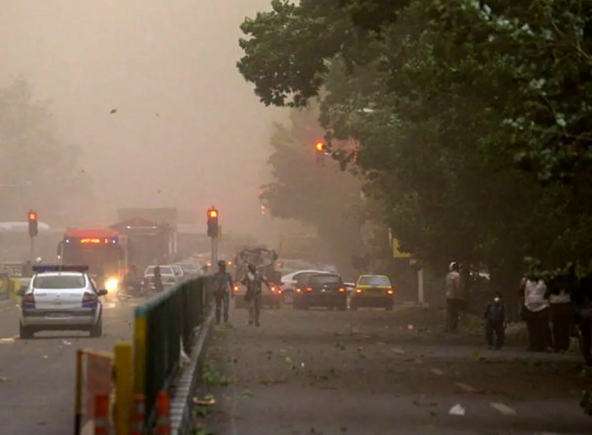 سرعت وزش باد در اردبیل به ۱۰۰ کیلومتر برساعت می‌رسد