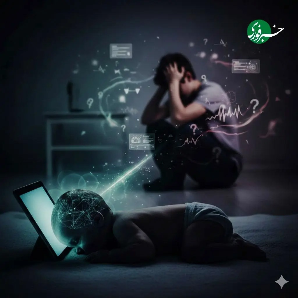 قرارگیری مداوم نوزاد در معرض نمایشگر منجر به اضطراب در نوجوانی می شود