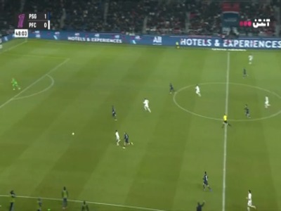 گل اول پاریس اف‌سی به پاری سن ژرمن