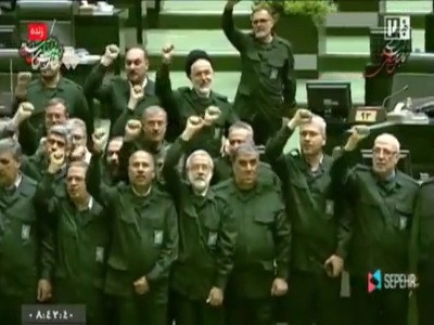 شعارهای نمایندگان در صحن علنی مجلس؛ اروپا ننگت باد