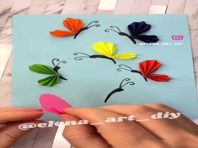 پروانه بامزه درست کن