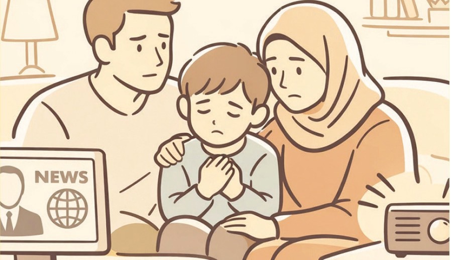 وقتی اخبار بد به دنیای کودکان راه پیدا می‌کند