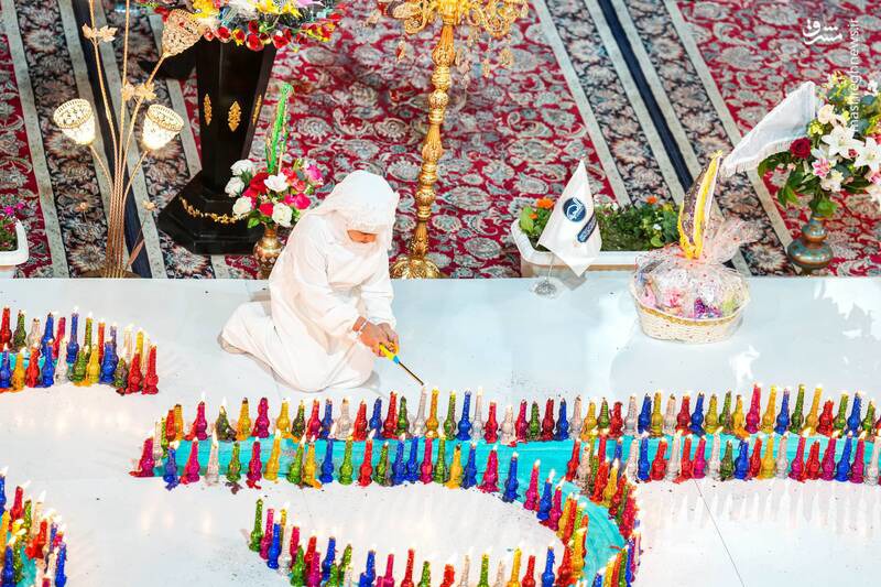 شمع‌های تولد حضرت مهدی(عج) در حرمین سامرا