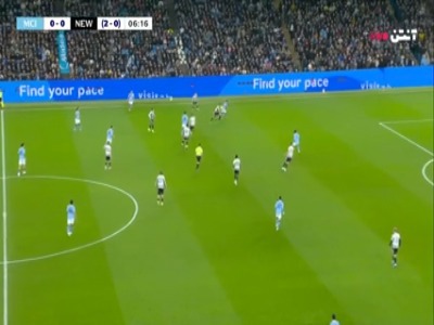 گل اول منچسترسیتی به نیوکسل توسط مرموش