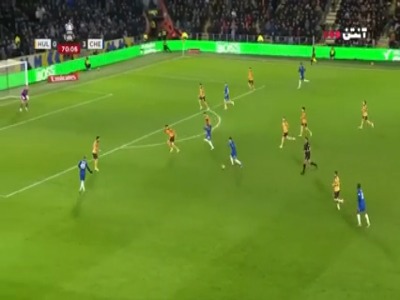 گل چهارم چلسی به هال سیتی توسط نتو