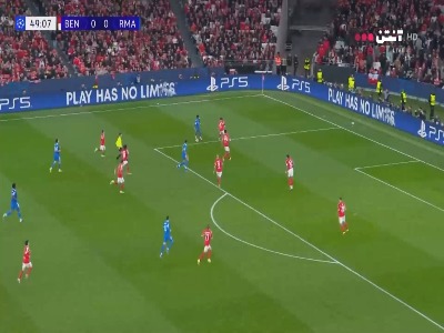 گل اول رئال‌ مادرید توسط وینیسیوس