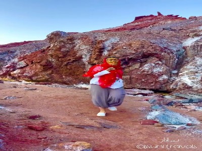 دره زیبای رنگین کمان جزیره هرمز