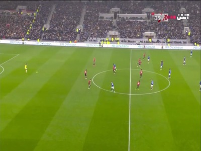 اشتباه عجیب لامنس در آغاز تقابل برابر اورتون!