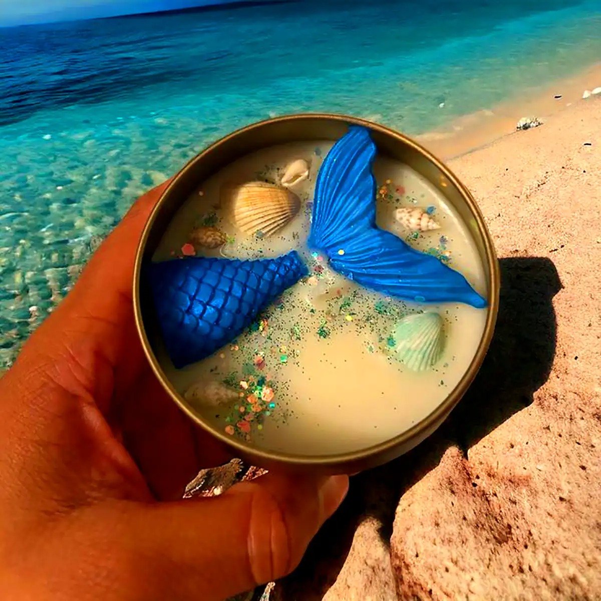 با یک قوطی ساده تکه ای از دریا را بساز