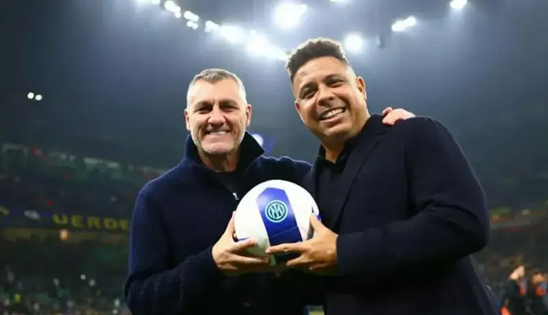 ستایش از زوج رویایی اینتر؛ رونالدو و ویری در یک قاب