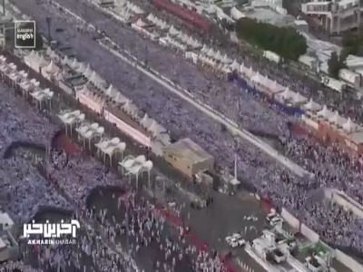 تایم لپس از حرکت منظم و روان جمعیت عظیم زائران در مکه مکرمه