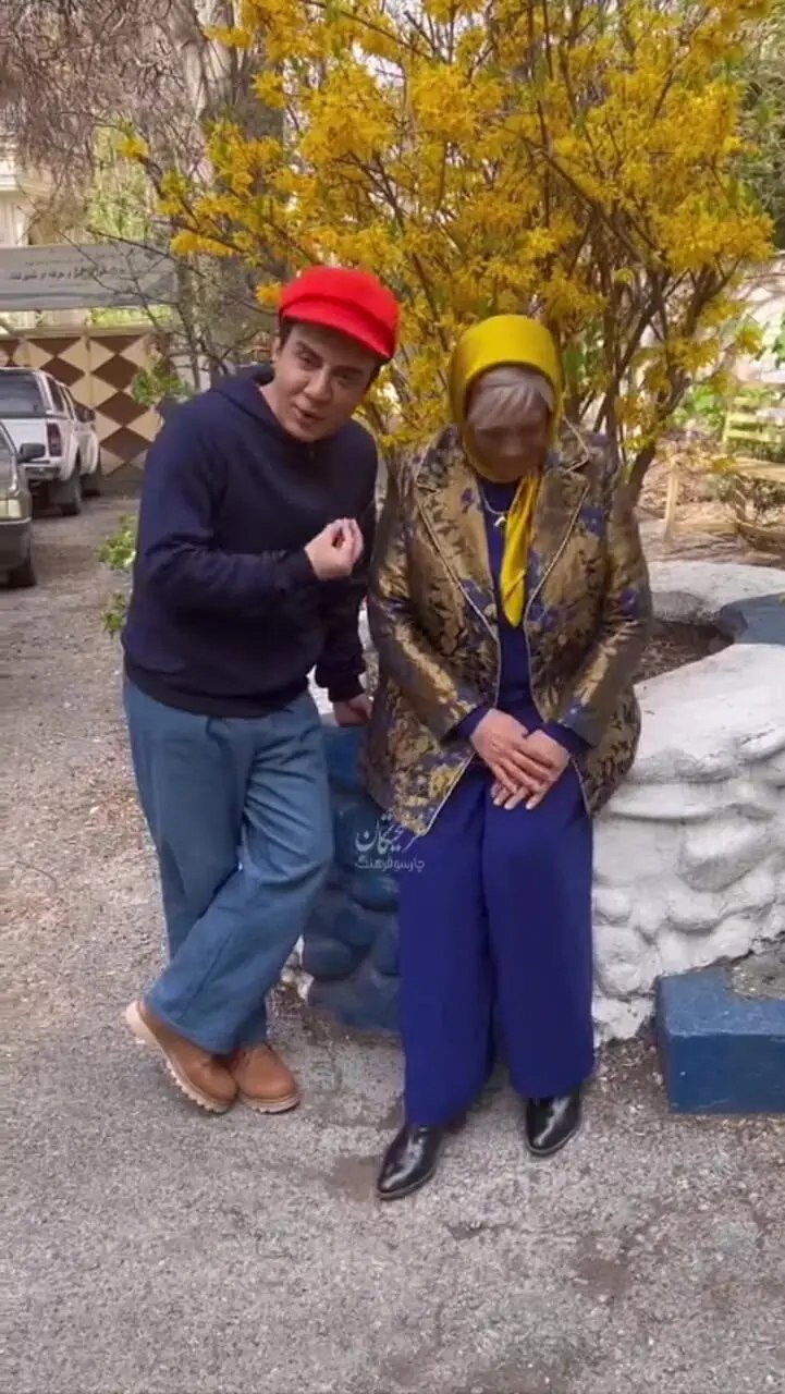 شوخی بامزه گوهر خیراندیش با عمو پورنگ سوژه شد!