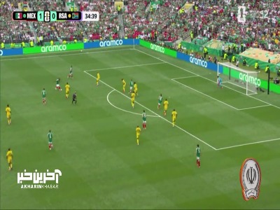 نفوذ خطرناک بازیکنان مکزیک را دروازه‌بان آفریقای جنوبی جمع کرد