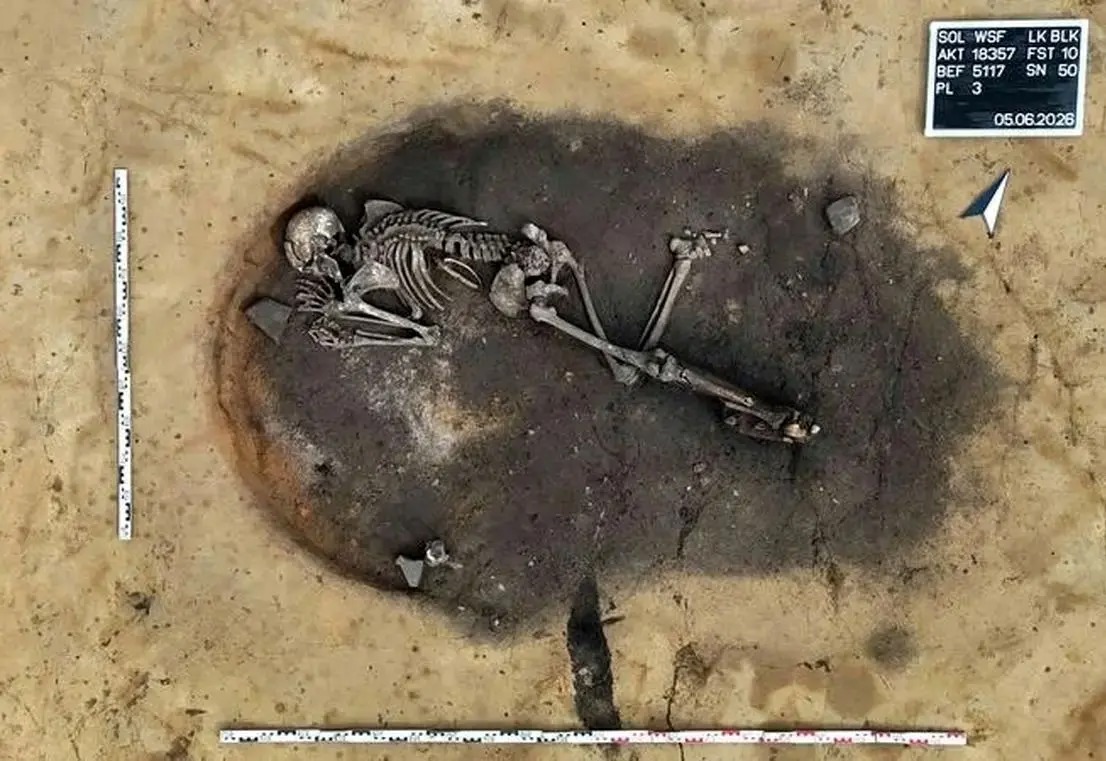 اسکلت ۴ هزارسالۀ مرد جوان در یک «کورۀ زیرزمینی» پیدا شد