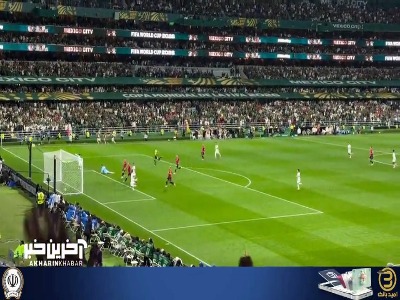 گل اول مکزیک به جمهوری چک از دوربین تماشاگران
