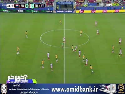 گلر استرالیا به راحتی شوت بازیکن پاراگوئه را مهار کرد