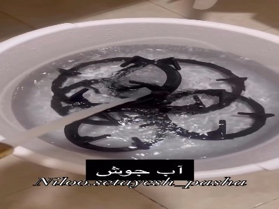 با لوله باز کن چودن گاز رو تمیز کنید!