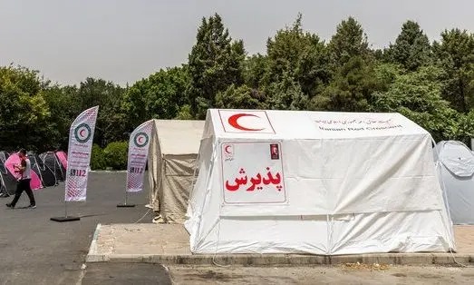 خدمات درمانی، بهداشتی و اسکان ۲۵۰۰ زائر در مراسم تشییع رهبر شهید فراهم شد